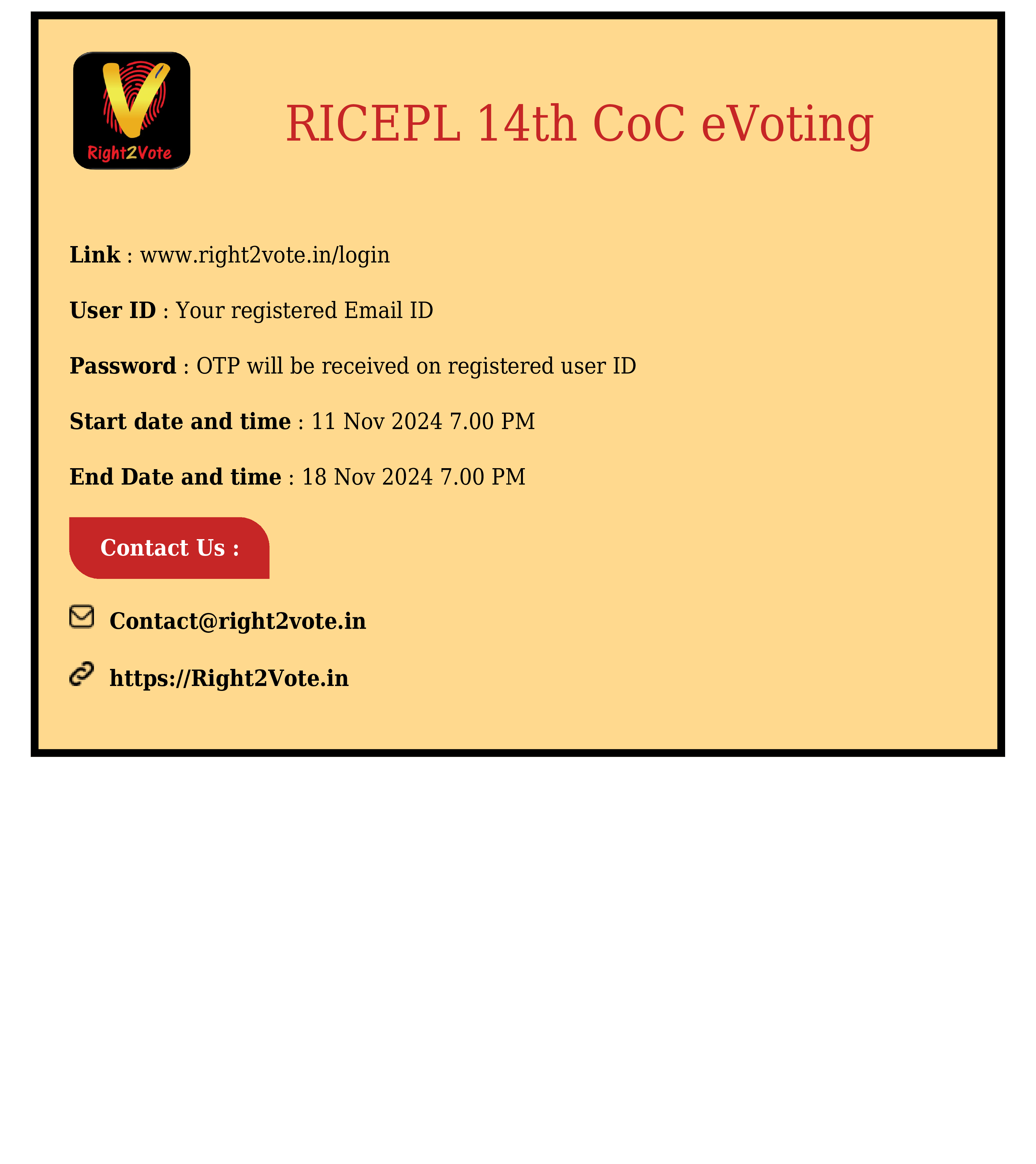 ricepl-14th-coc-evoting image